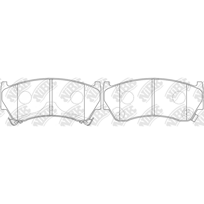 Front Brake Pads For Nissan Mazda Suzuki