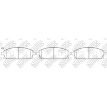 Load image into Gallery viewer, Front Brake Pads For Acura Honda Infiniti Isuzu Nissan