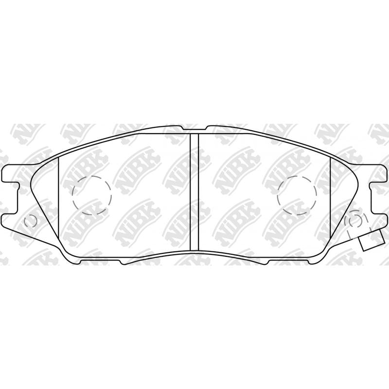 Front Brake Pads For Hyundai Mazda Mitsubishi Nissan Subaru
