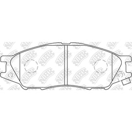 Front Brake Pads For Hyundai Mazda Mitsubishi Nissan Subaru