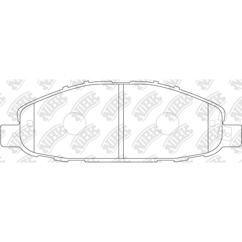 Front Brake Pads For Isuzu Mitsubishi Nissan