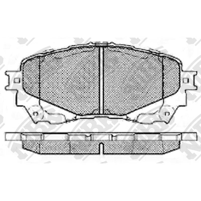 Front Brake Pads For Mazda NIBK PN25002