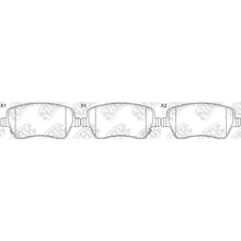Load image into Gallery viewer, Front Brake Pads For Mercedes-Benz Nissan Suzuki