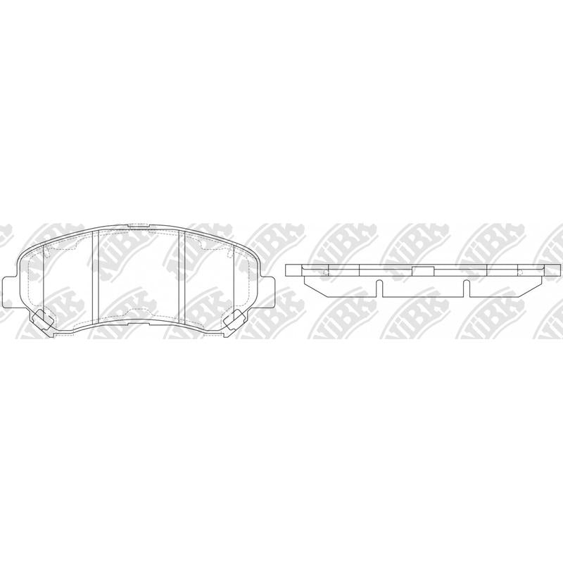 Front Brake Pads For Nissan Suzuki