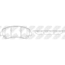 Front Brake Pads For Nissan Suzuki