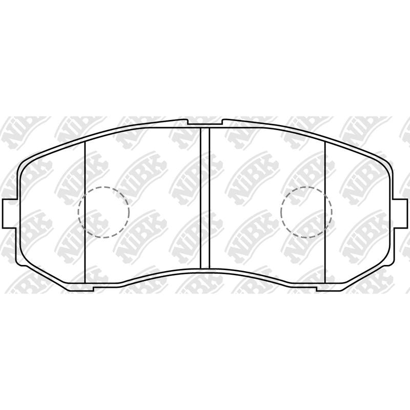 Front Brake Pads For Nissan Civilian