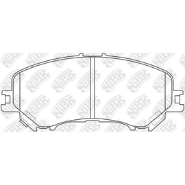 Front Brake Pads For Nissan Renault