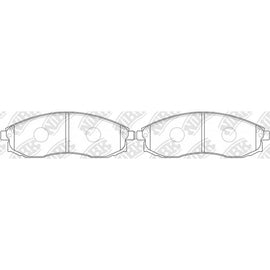 Front Brake Pads For Mitsubishi Nissan