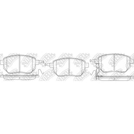 Front Brake Pads For Infiniti Nissan