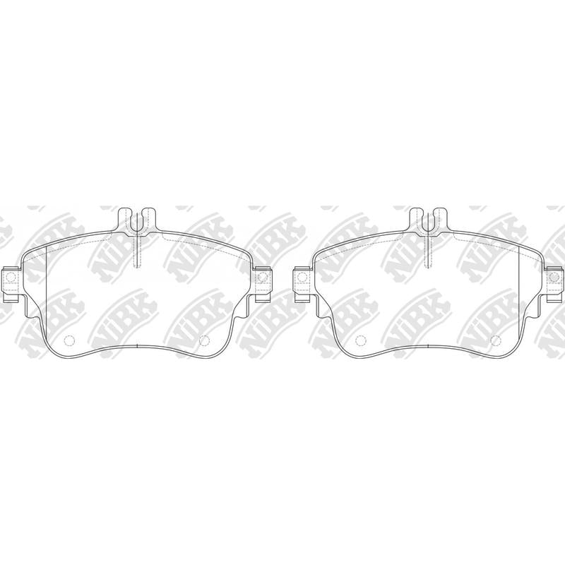 Front Brake Pads For Mercedes-Benz