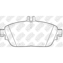 Front Brake Pads For Infiniti Mercedes-Benz