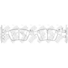 Load image into Gallery viewer, Front Brake Pads For Mercedes-Benz NIBK PN31014