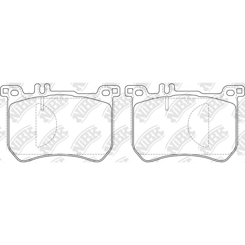Front Brake Pads For Mercedes-Benz NIBK PN31015