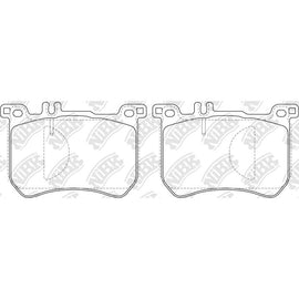 Front Brake Pads For Mercedes-Benz NIBK PN31015