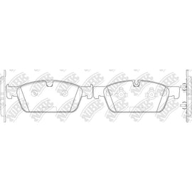 Front Brake Pads For Mercedes-Benz NIBK PN31017