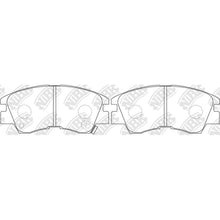 Load image into Gallery viewer, Front Brake Pads For Mitsubishi NIBK PN3172