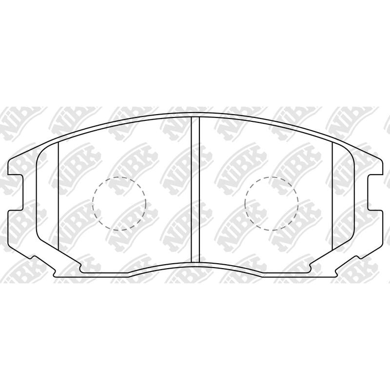 Front Brake Pads For Mitsubishi Daihatsu Toyota