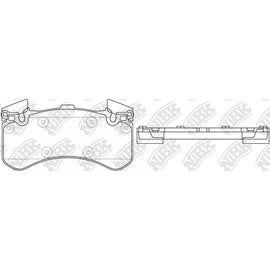 Front Brake Pads For Audi Bentley