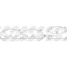Load image into Gallery viewer, Front Brake Pads For Audi Skoda Volkswagen