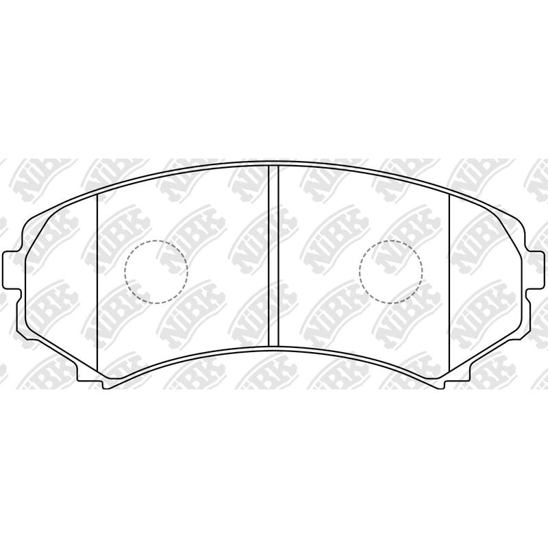 Front Brake Pads For Isuzu Mazda Mitsubishi Nissan NIBK PN3414