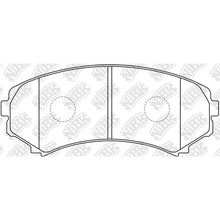 Load image into Gallery viewer, Front Brake Pads For Isuzu Mazda Mitsubishi Nissan NIBK PN3414