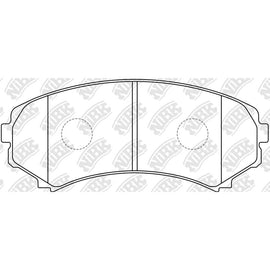 Front Brake Pads For Isuzu Mazda Mitsubishi Nissan NIBK PN3414