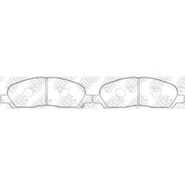 Front Brake Pads For Mitsubishi
