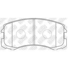Load image into Gallery viewer, Front Brake Pads For Mitsubishi NIBK PN3462