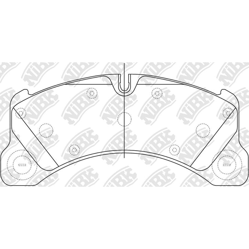 Front Brake Pads For Porsche NIBK PN35001
