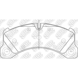 Front Brake Pads For Porsche NIBK PN35001