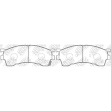 Load image into Gallery viewer, Front Brake Pads For Ford Mazda NIBK PN5239