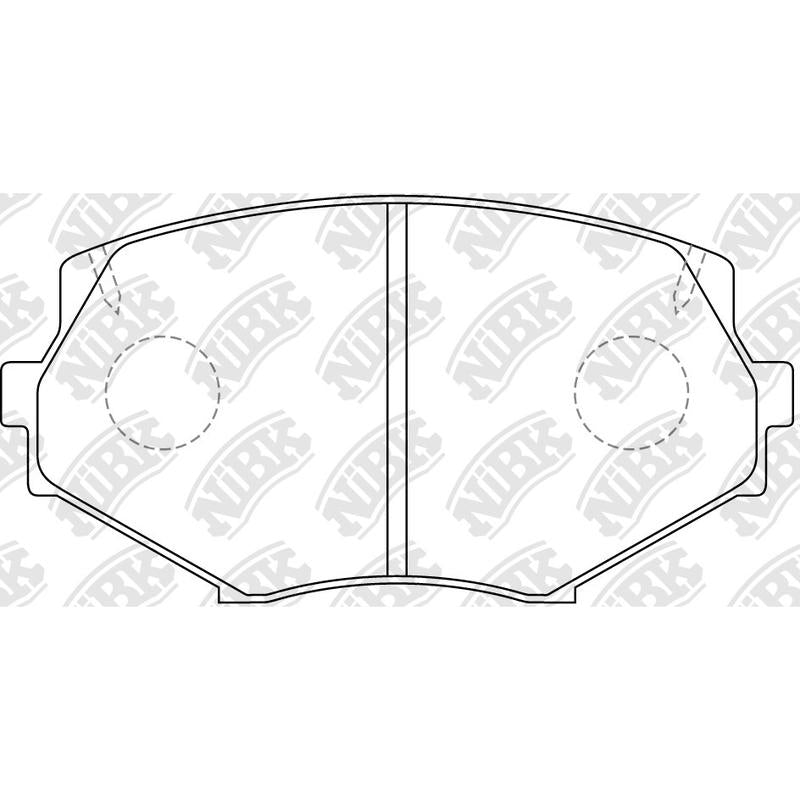 Front Brake Pads For Mazda NIBK PN5364