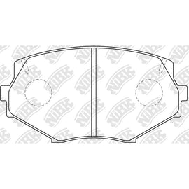 Front Brake Pads For Mazda NIBK PN5364