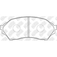 Load image into Gallery viewer, Front Brake Pads For Mazda NIBK PN5425