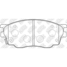 Load image into Gallery viewer, Front Brake Pads For Mazda NIBK PN5483