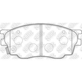 Front Brake Pads For Mazda NIBK PN5483