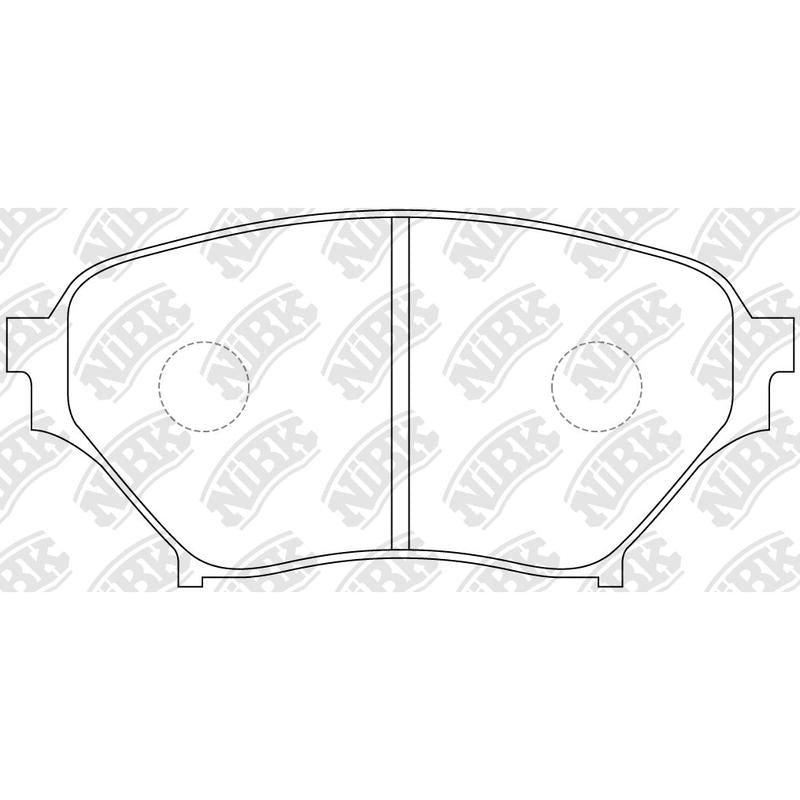 Front Brake Pads For Mazda NIBK PN5486