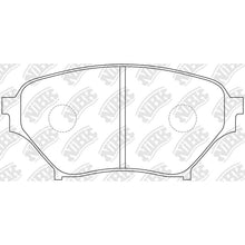 Load image into Gallery viewer, Front Brake Pads For Mazda NIBK PN5486