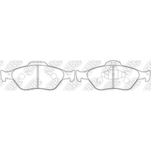 Load image into Gallery viewer, Front Brake Pads For Ford Mazda NIBK PN5495