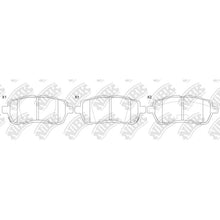 Load image into Gallery viewer, Front Brake Pads For Ford Suzuki Changan Daihatsu