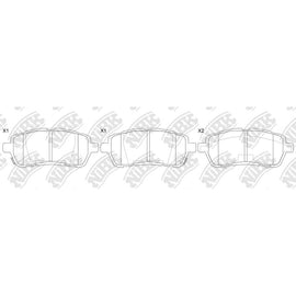 Front Brake Pads For Ford Suzuki Changan Daihatsu
