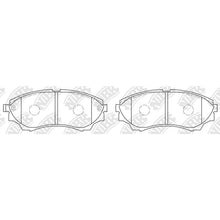 Load image into Gallery viewer, Front Brake Pads For Ford Mazda