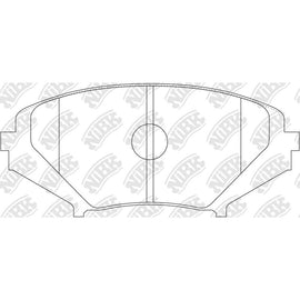 Front Brake Pads For Mazda RX-8