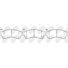 Load image into Gallery viewer, Front Brake Pads For Ford Lincoln Mazda Mercury