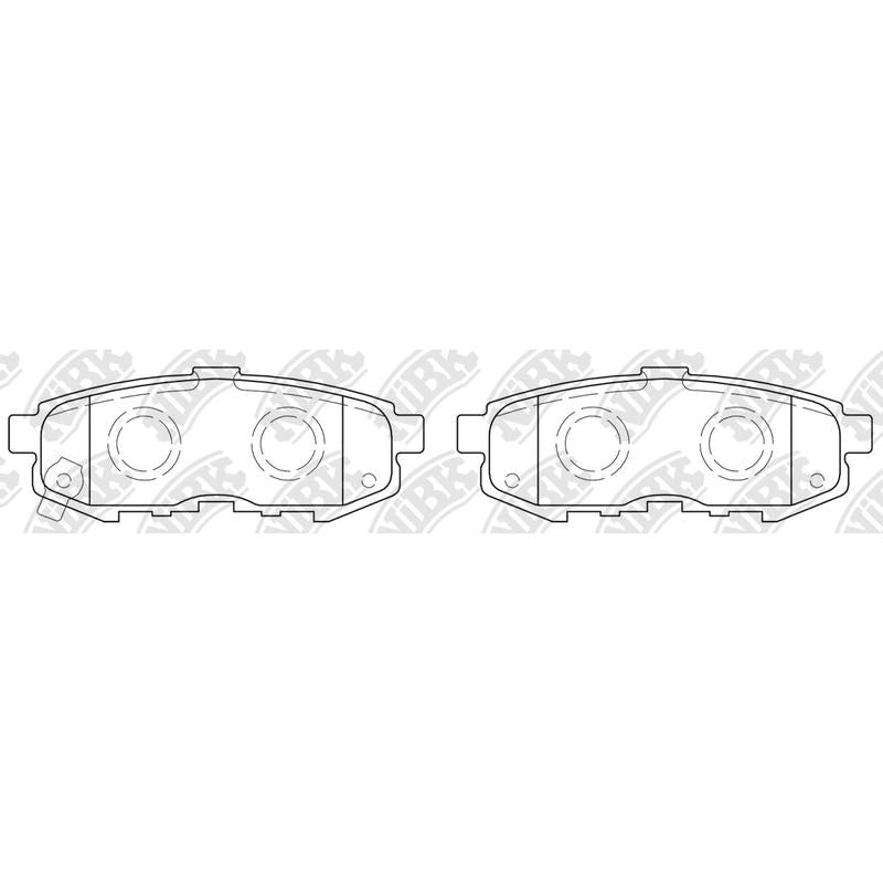 Rear Brake Pads For Mazda MPV