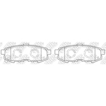 Load image into Gallery viewer, Rear Brake Pads For Mazda MPV