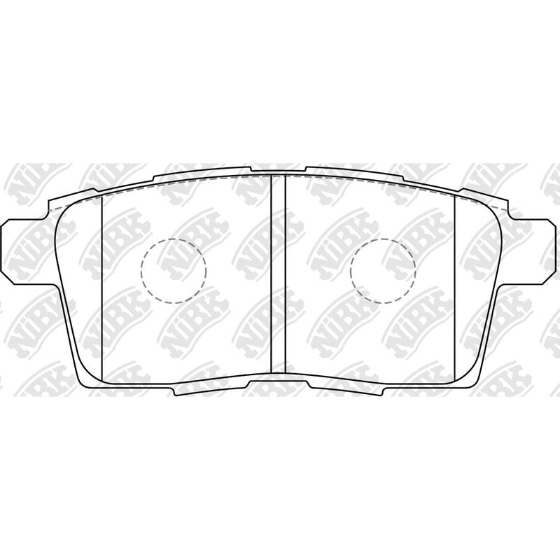 Rear Brake Pads For Ford Lincoln Mazda