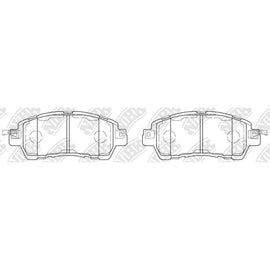 Front Brake Pads For Mazda Toyota NIBK PN5816