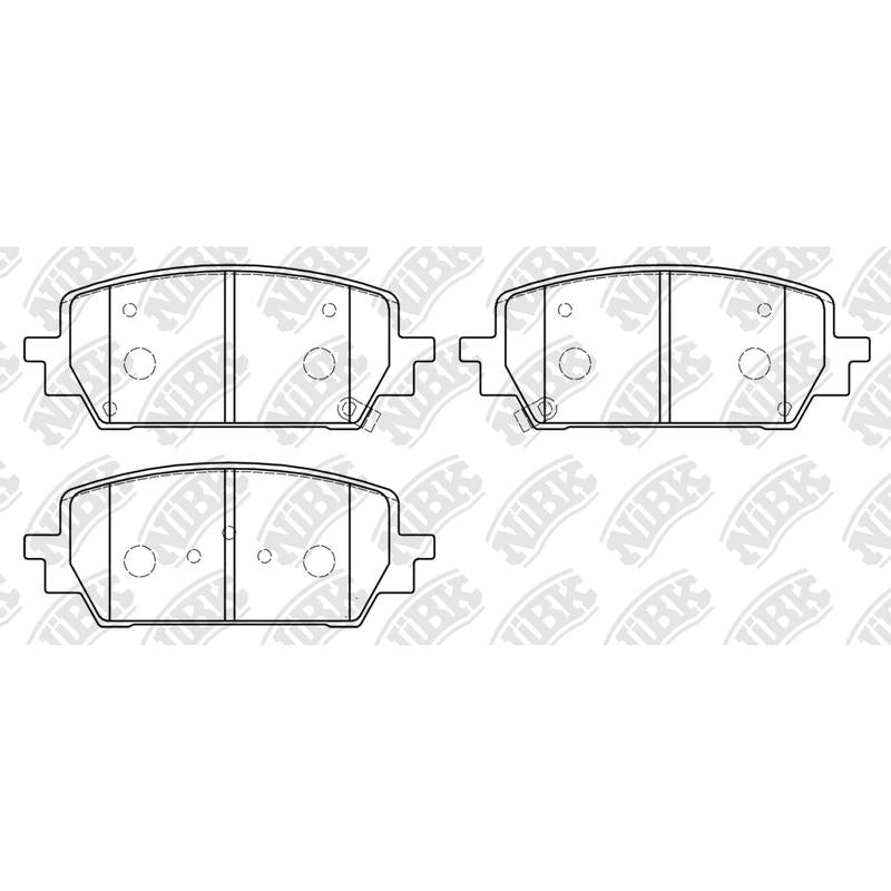 Front Brake Pads For Hyundai Kia Genesis