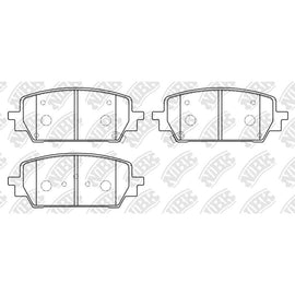 Front Brake Pads For Hyundai Kia Genesis
